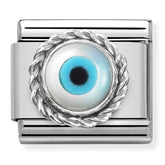 Nomination Composable Classic Link 330506/18 Greek Eye in Silver